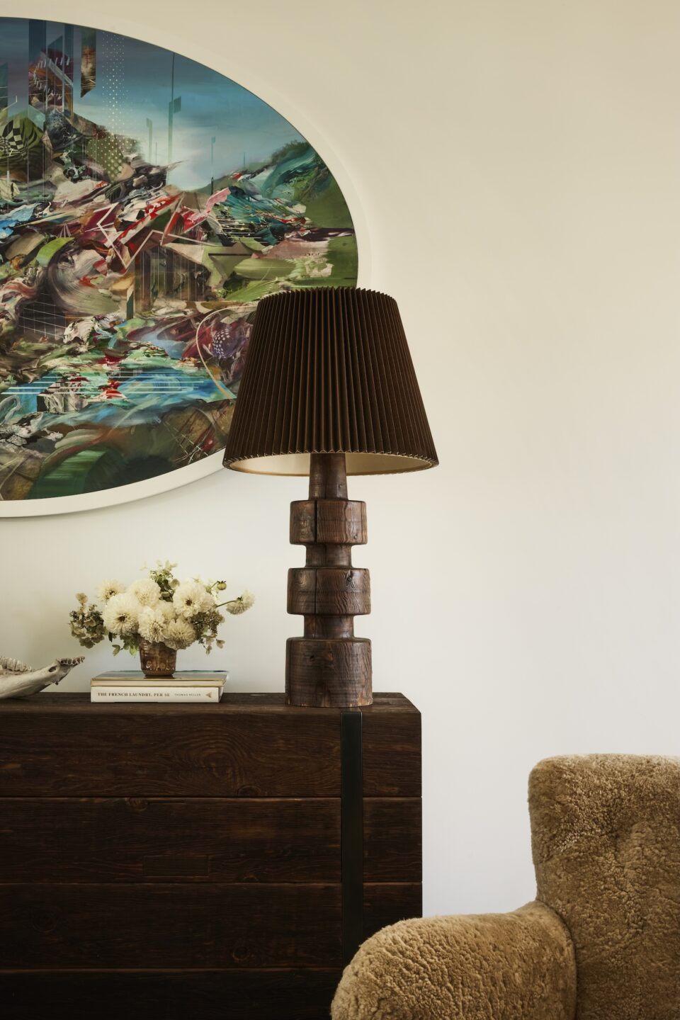 Jennifer-Robin-Interiors-California-Historic-Farmhouse-Main-House-Console-Detail