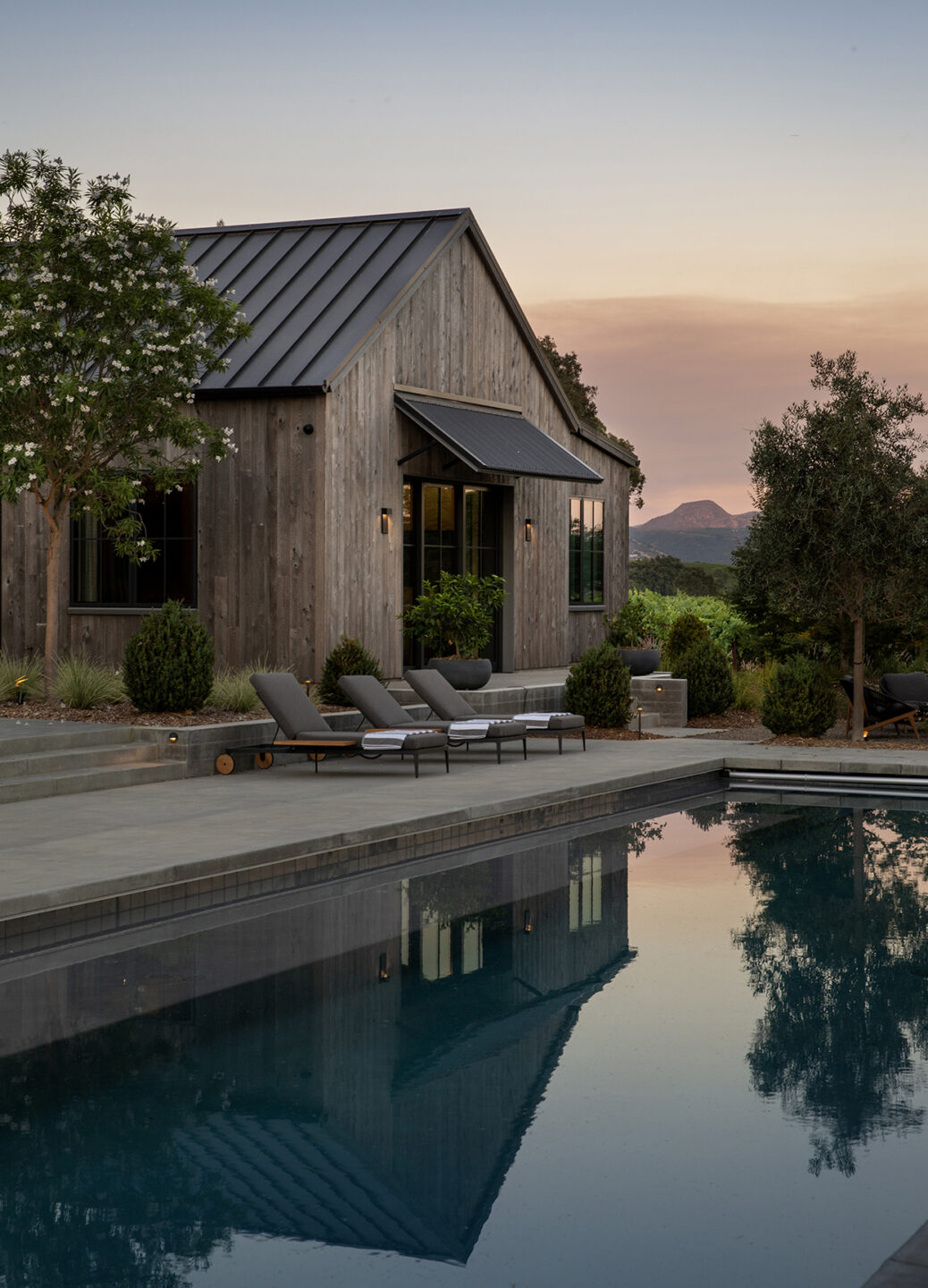 Jennifer-Robin-Interiors-St.Helena-Estate-23-Pool-Evening